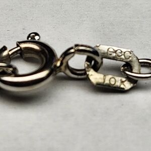 Authentic White Gold 10k Necklace 18"